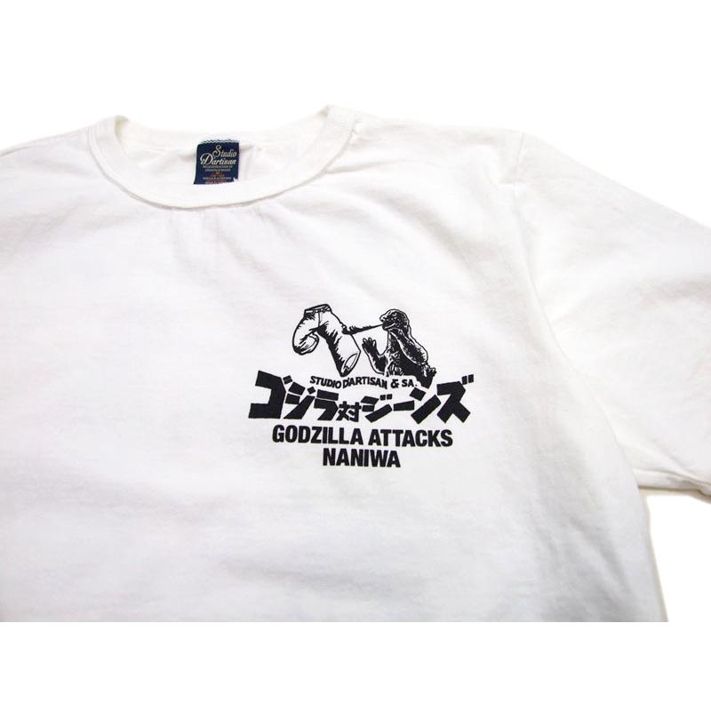 ゴジラ コラボ tシャツ ダルチザン×GODZILLA GZ-016 メンズ半袖Tシャツ