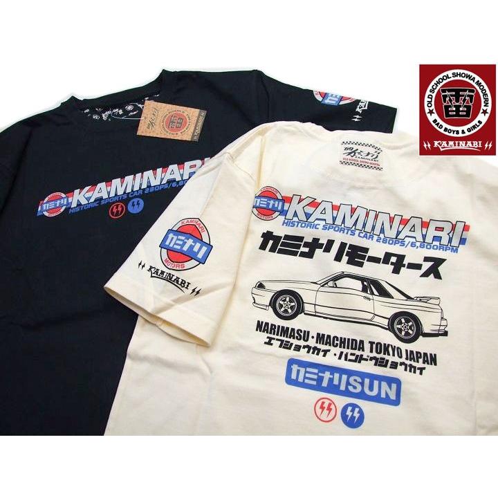 カミナリモータース　Tシャツ 2枚セット　KmT-202 カミナリモータース tシャツ GT R32 半袖Tシャツ KMT-202 雷