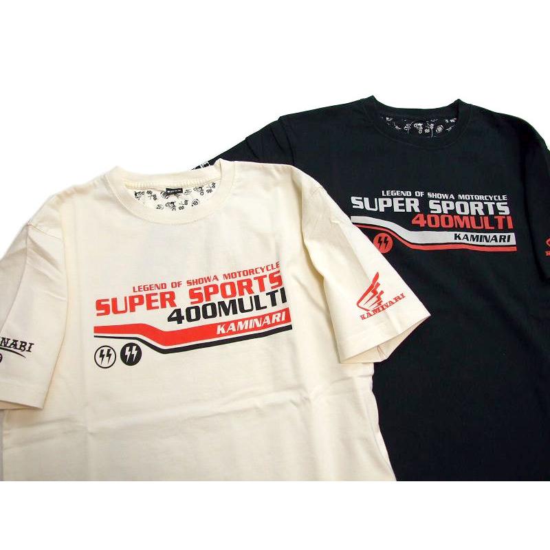 カミナリモータース tシャツ メンズ 半袖 Tシャツ KMT-220 エフ商会 半