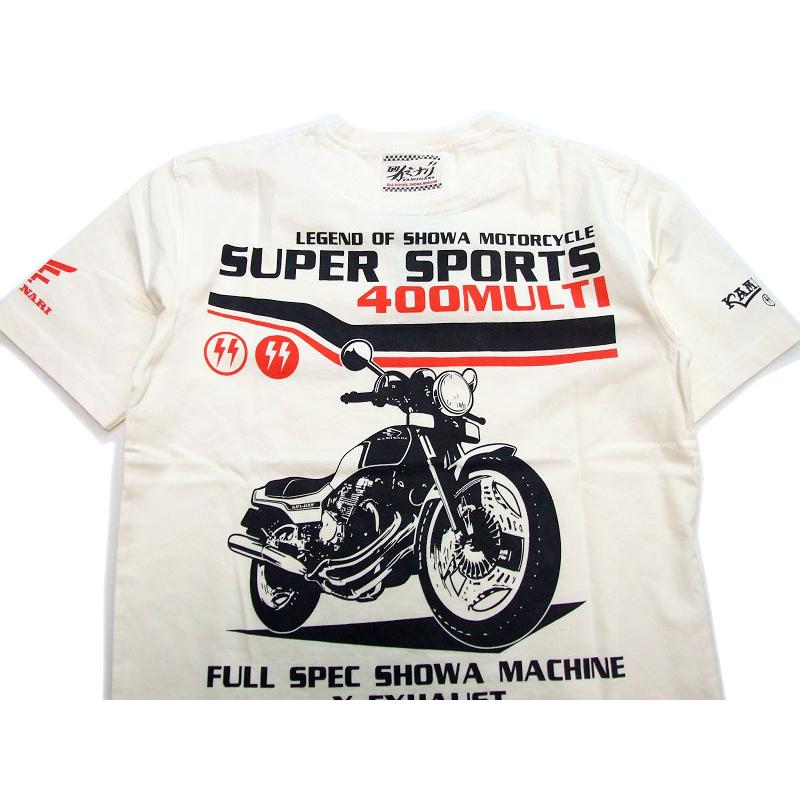 カミナリモータース tシャツ メンズ 半袖 Tシャツ KMT-220 エフ商会 半