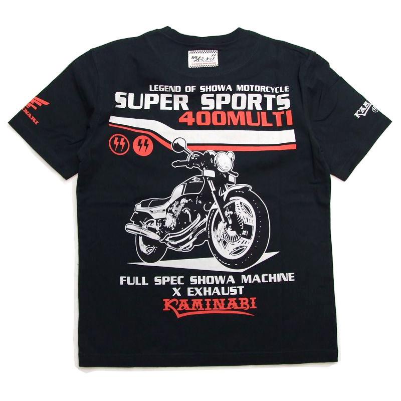 カミナリモータース tシャツ メンズ 半袖 Tシャツ KMT-220 エフ商会 半