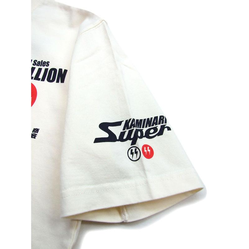TEDMAN（テッドマン） カミナリ tシャツ KMT-250 雷1億台 半袖Tシャツ