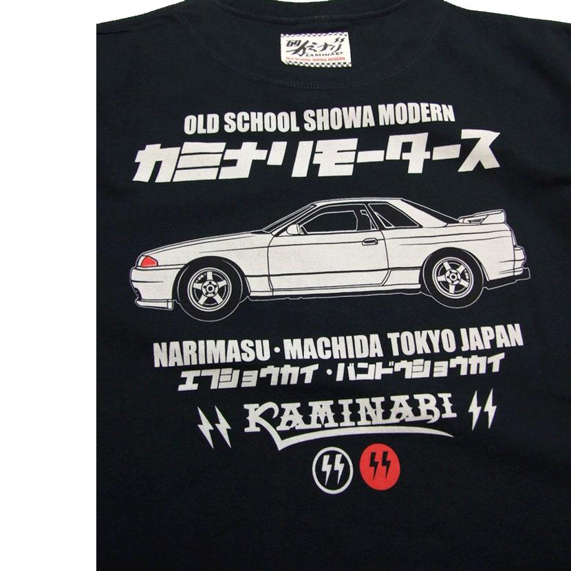 カミナリモータース tシャツ KMT-256 R32 半袖Tシャツ スカイライ エフ 