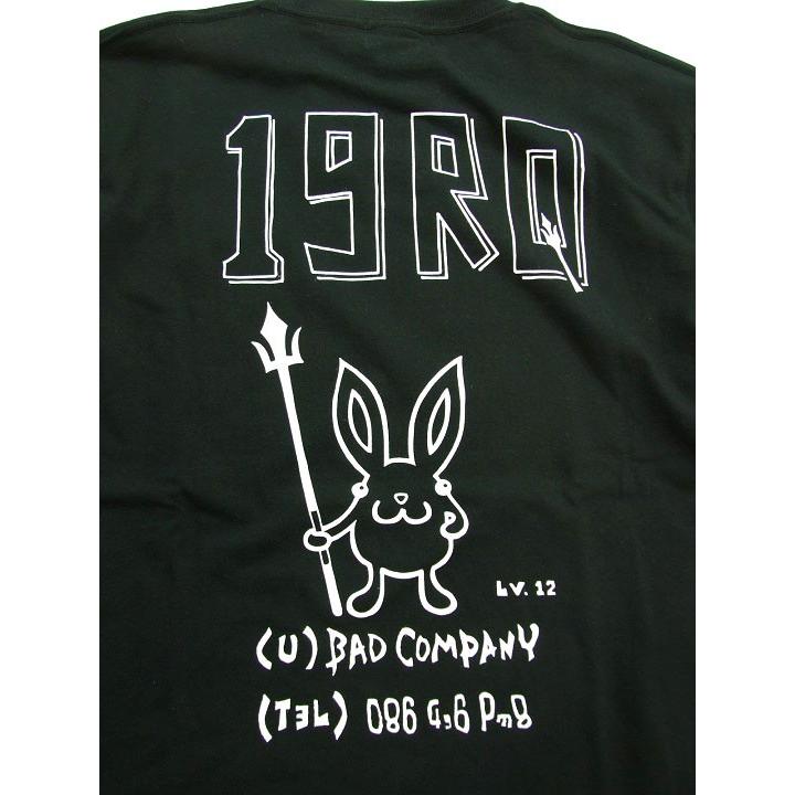 うさぎTシャツ EAXER デビルウサギ半袖Tシャツ 男女兼用 半T KT-19002