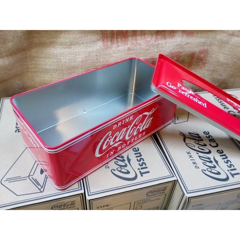 コカコーラ(Coca Cola) ティッシュケース・ホルダー 赤 9×26×13cm Coca-Cola ティッシュケース PJ-TC01