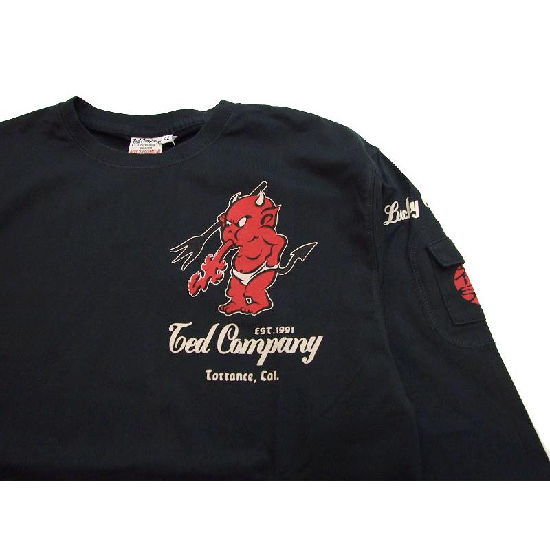 テッドマン ロングtシャツ TEDMAN’S ロンT DEVIL EQUIPMENT  TDLS-356 メンズ カットソー 定番のデザイン テッドマン｜k-2climb｜05