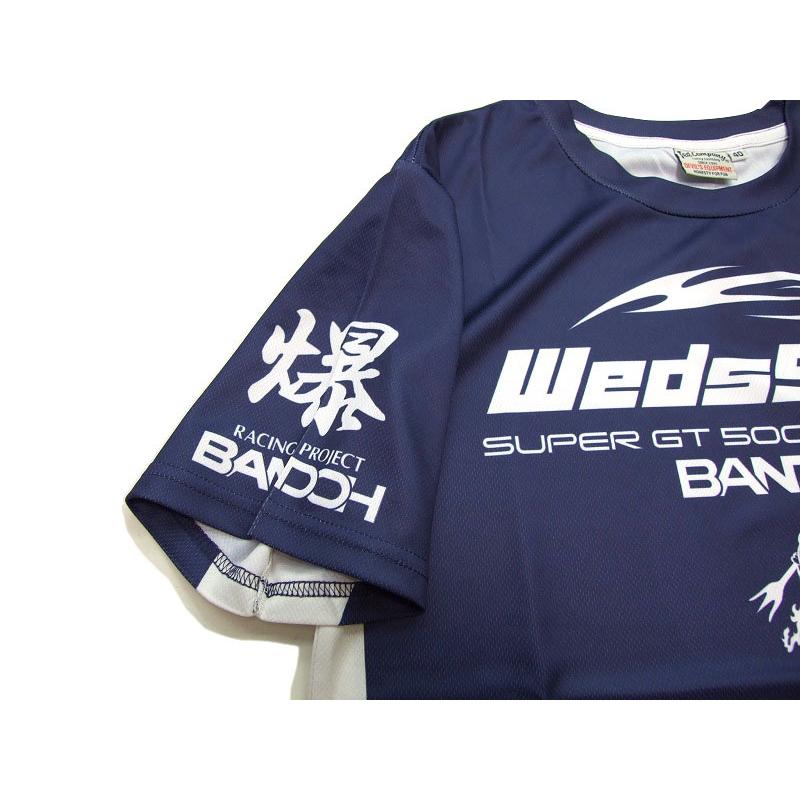 カミナリモータース tシャツ テッドマン WSBDRT-03 新作ドライTシャツ エフ商会 WEDSSPORT BANDOH コラボ BANDOH チームカラーTシャツ｜k-2climb｜05