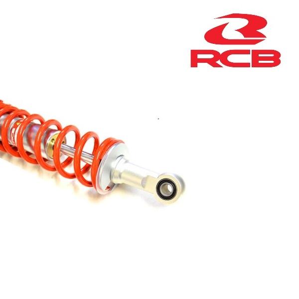 専用RCB サスペンション減衰調整 チタンコートロッド335mm モンキー125 レーシングボーイ(RCB)プリロード無段階調整式リアショック/リア