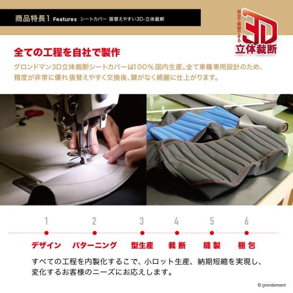 3D立体縫製シリーズ ダックス125((JB04)TYPE4 チェック柄シート