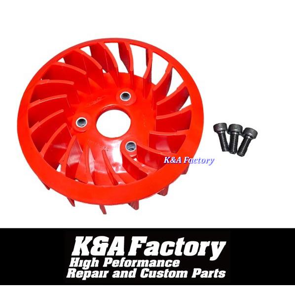 重量74g超軽量クーリングファン レッド アドレスV125系(CF46A