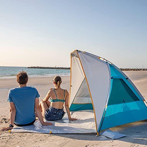 ビーチテントWolfWise 3 Person Portable Beach Tent UPF 50+ Sun Shade Canopy Umbrel|k-a-trade|05