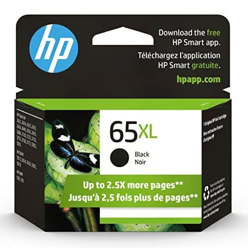 プリンター インクOriginal HP 65XL Black High-yield Ink Cartridge | Works with HP AM