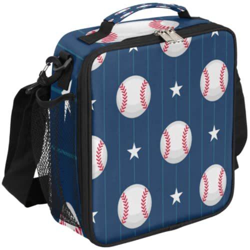 ランチボックスLunch Box for Kids Baseball Lunch Bag for Boys Girls Insulated Kids