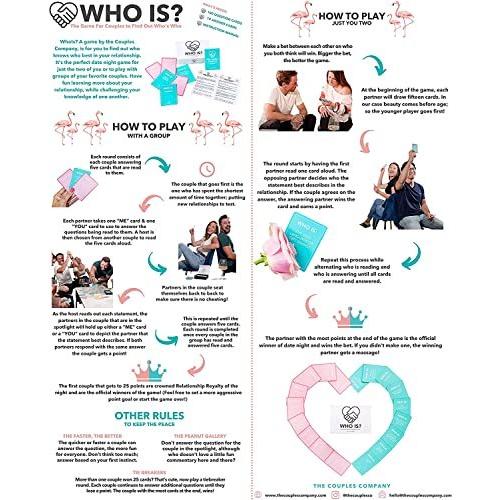 希望者のみラッピング無料 カードゲームwho Is カップルカードゲーム 楽しいデートナイトアクティビティまたはカップルパーティーゲーム ロマンチックで面白いギフト その他カードゲーム qhema Com