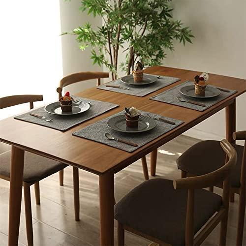 30％オフセール ランチョンマットWeabetfu Cloth Placemats Set of 6 Heat Resistant Dining Table Place