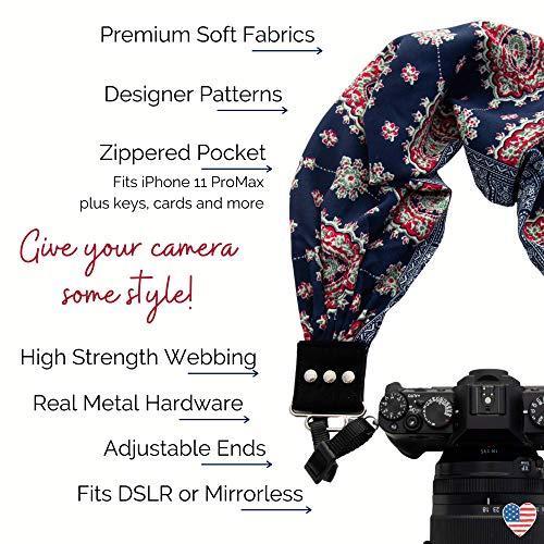 カメラ ストラップ |Capturing Couture スカーフカメラストラップ 隠し