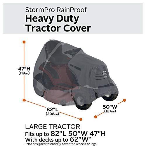激安直販店 芝刈り機 カバー |Classic Accessories StormPro Waterproof Heavy-Duty Tractor Cover，