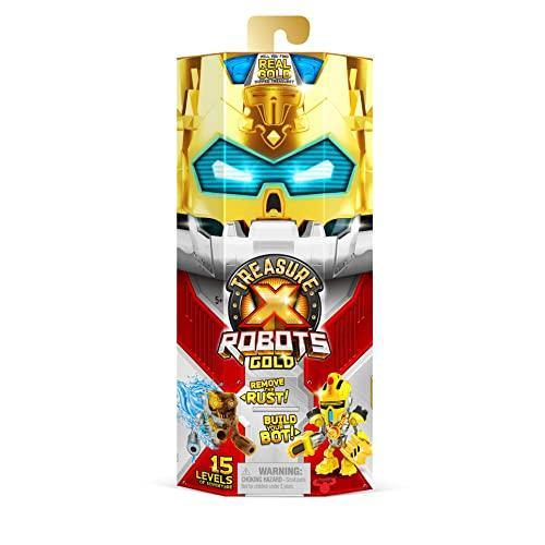 割引クーポン購入 トレジャーx |Treasure X Robots Gold - 発見するロボット6個。さびを取り除き、ボットを組み立て。15レベルの冒険。本物の金浸