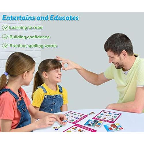 販売の在庫 英語 カード はじめて |Learning Activity Kit with Bingo Game for Kids Preschool Kinde