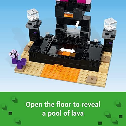 独特な 【送料無料】 レゴ ブロック |LEGO マインクラフト The End Arena 21242， Player-vs-Player Battle Playset