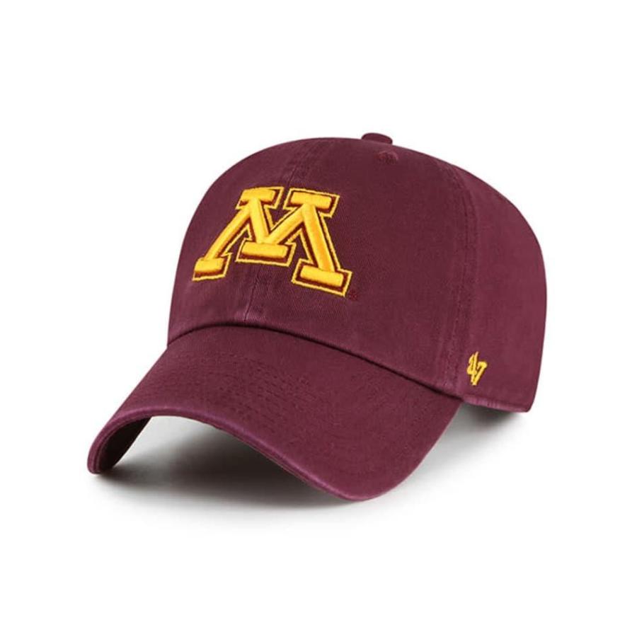 キャップ 帽子 47 |47 Minnesota Golden Gophers Mens Womens Clean Up Adjustable St