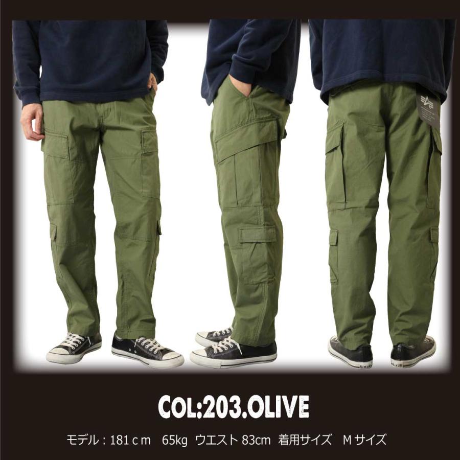 ALPHA INDUSTRIES アルファ インダストリーズ  COMBAT CARGO PANTS TB1058 コットンリップストップ コンバット 綿100％ ミリタリー メンズ｜k-aiya｜04