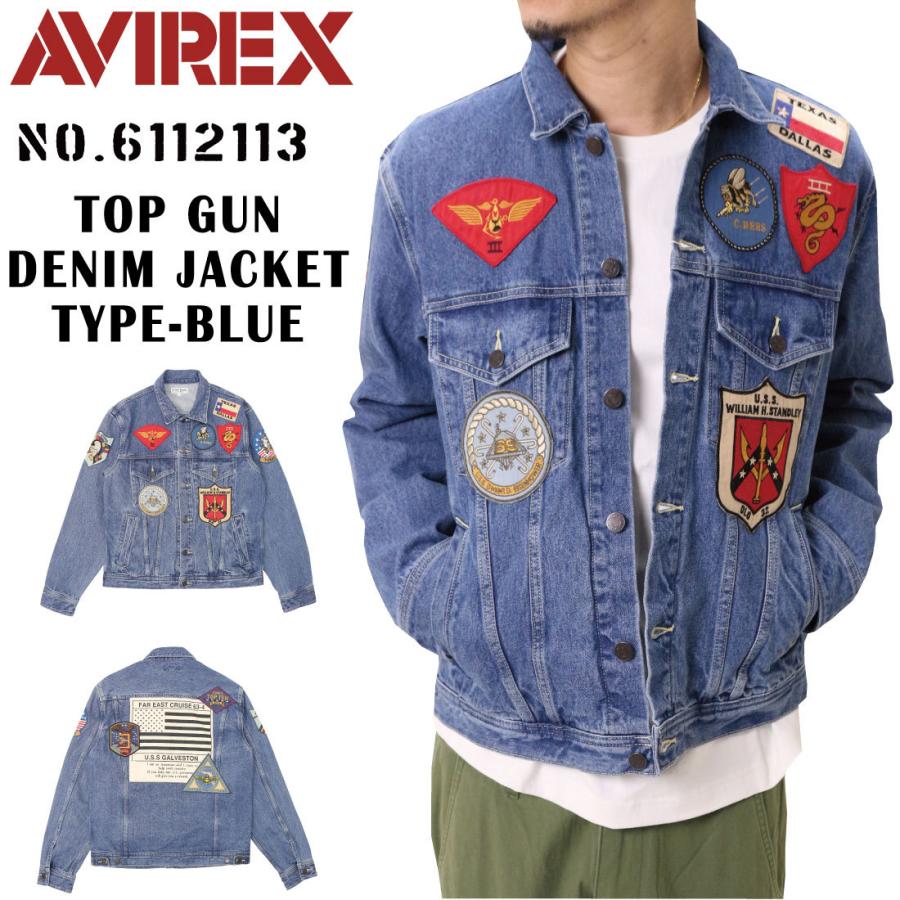 国際ブランド Avirex アビレックス トップガン デニムジャケット Top Gun Denim Jacket Type Blue タイプブルー メンズ Gジャン アメカジ ミリタリー 通常商品 お歳暮 Mail Alrayan University Edu Ye