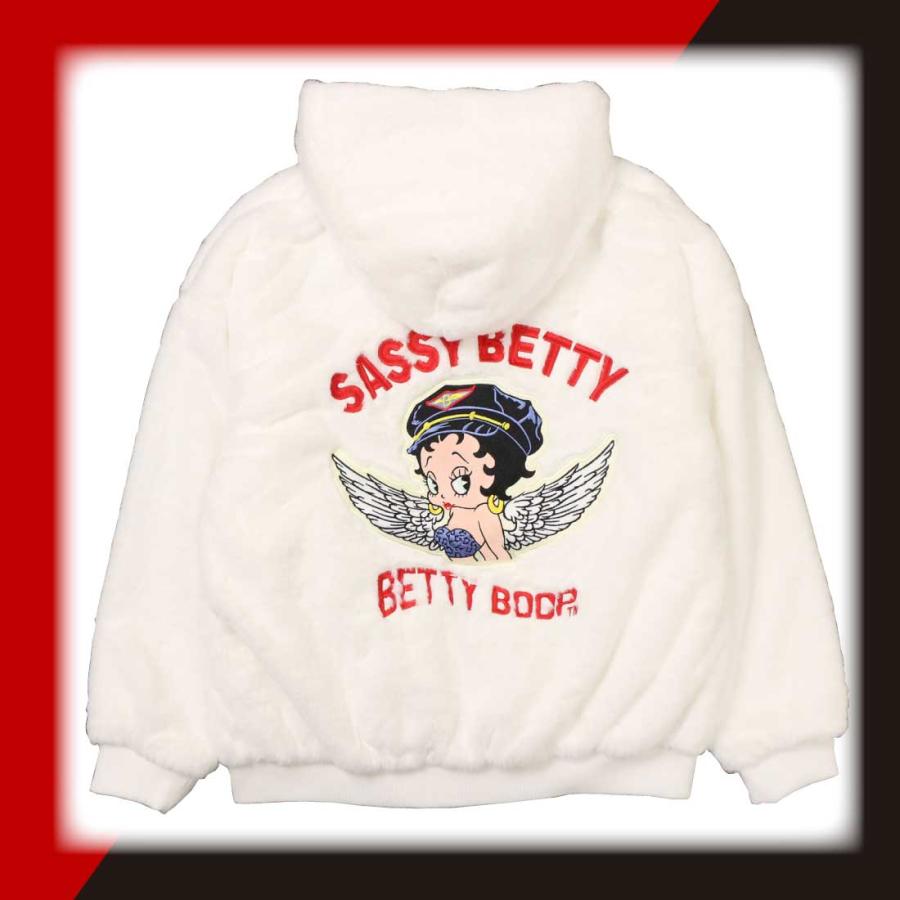 BETTY BOOP ベティ・ブープ ボアジャケット ファー ブルゾン BETTY BOOP ベティ・ブープ ボアジャケット ファー ブルゾン