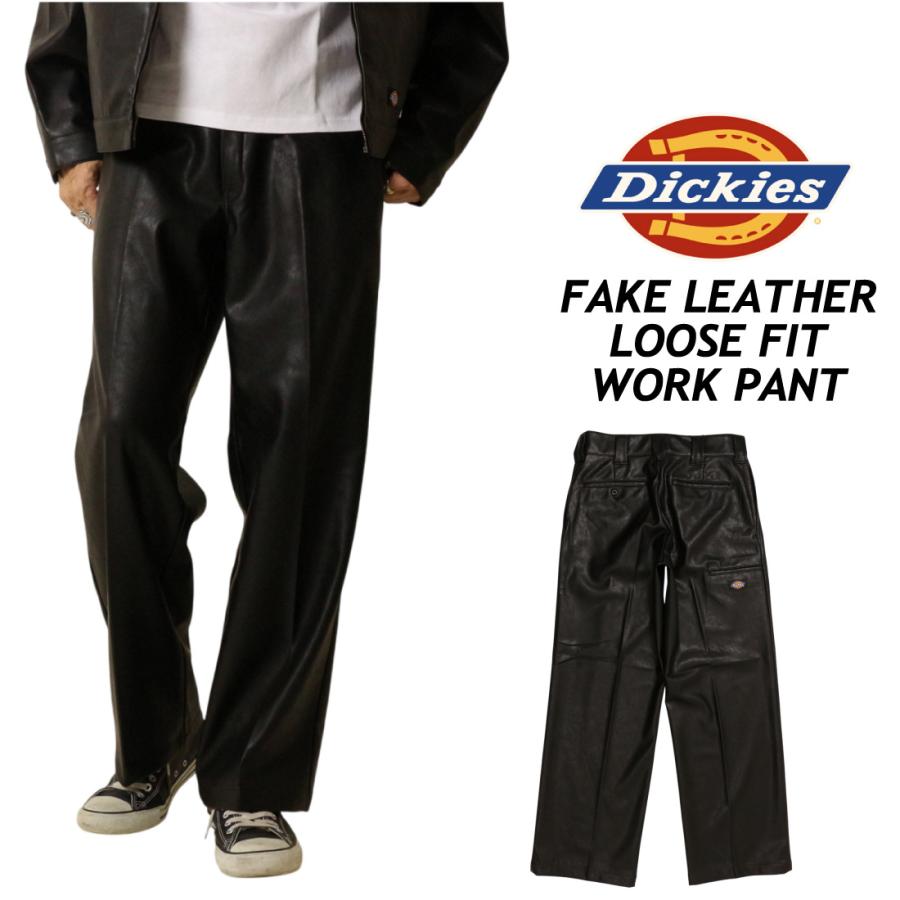 Dickies（ディッキーズ） パンツ FAKE LEATHER LOOSE FIT WORK PANT
