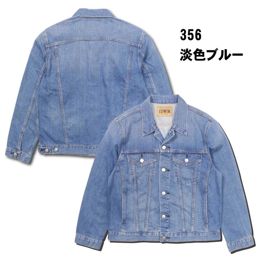EDWIN エドウィン Gジャン デニム ジャケット ET1115 綿100 EDWIN エドウィン Gジャン デニム ジャケット ET1115 綿100