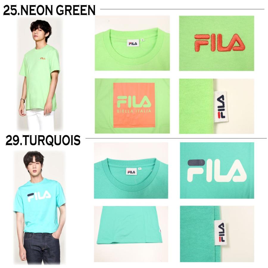 ネコポス発送 Fila フィラ 半袖t シャツ Bts Fm9357 ロゴ プリント メンズ トップス レディース ユニセックス 02 19 22 25 29 通常商品 Fl Fm9357 K Aiya 通販 Yahoo ショッピング
