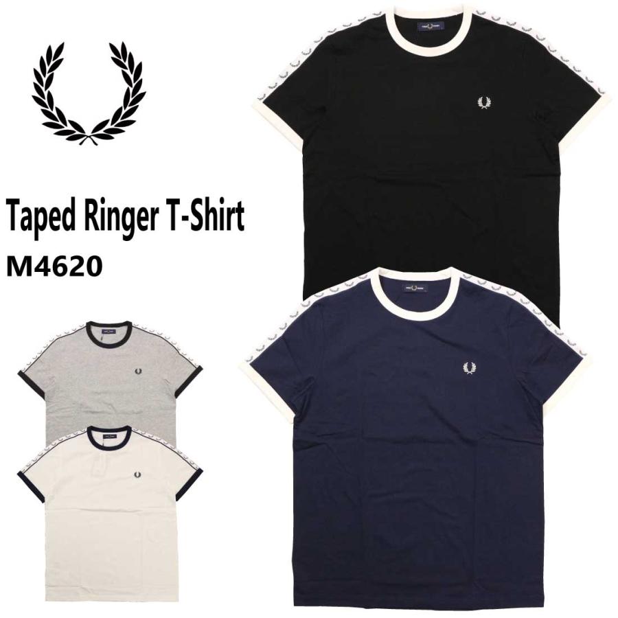 フレッドペリー 半袖Tシャツ TAPED RINGER M4620 FRED PERRY フレッドペリー 半袖 Tシャツ Taped Ringer T-Shirt