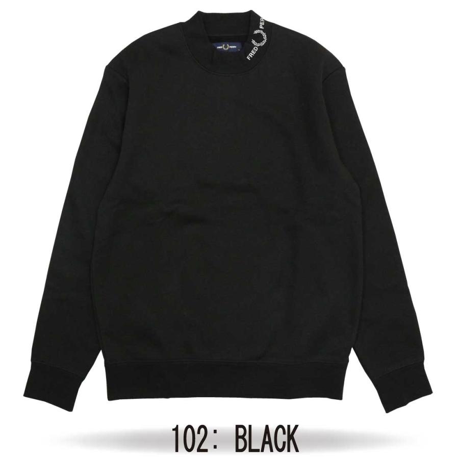 FRED PERRY フレッドペリー M5548 Branded Collar Sweatshirt FRED PERRY フレッドペリー M5548 Branded Collar Sweatshirt