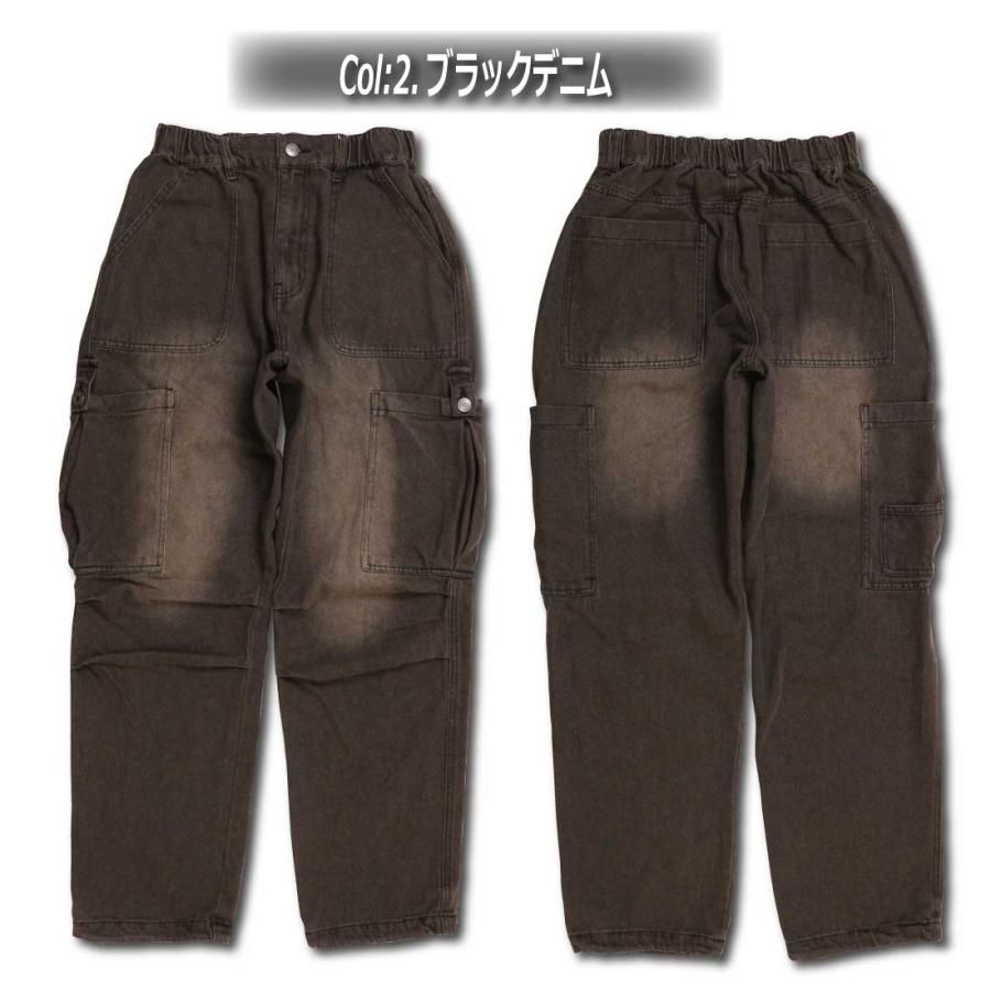 A.T.C in the attic デニムパンツ 252-2971 オーバーダイ カーゴパンツ 