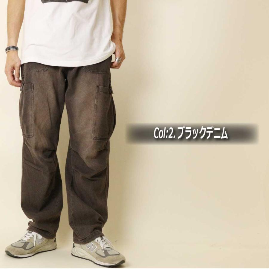 A.T.C in the attic デニムパンツ 252-2971 オーバーダイ カーゴパンツ