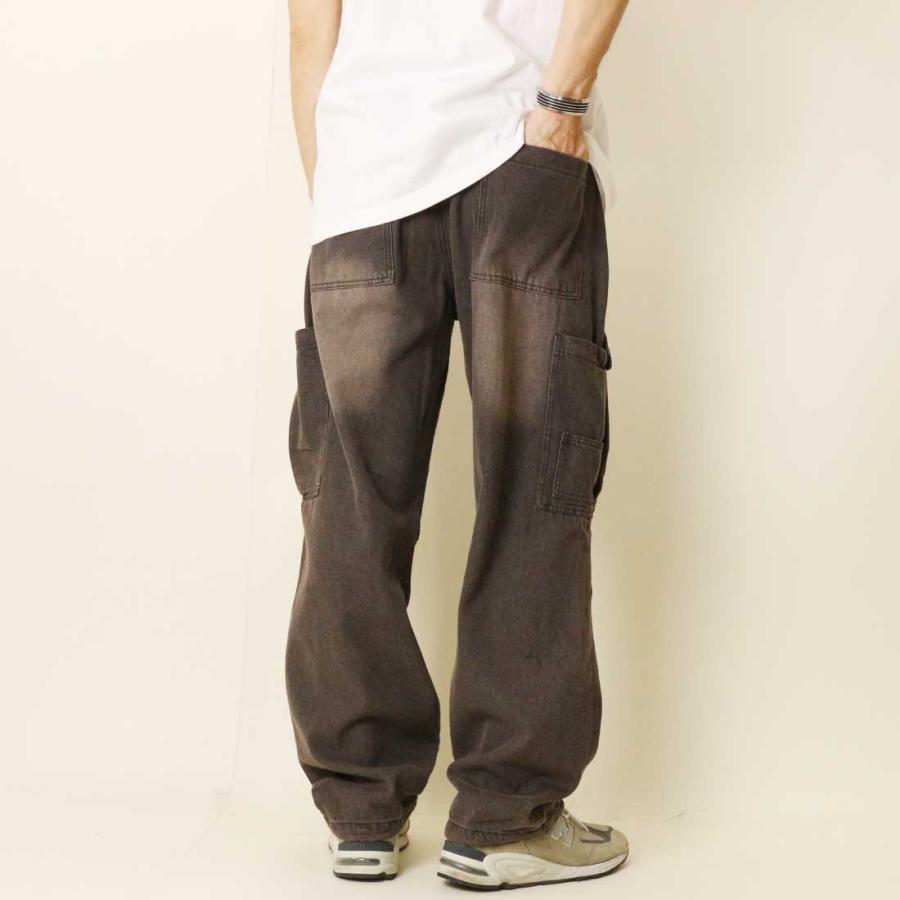 A.T.C in the attic デニムパンツ 252-2971 オーバーダイ カーゴパンツ