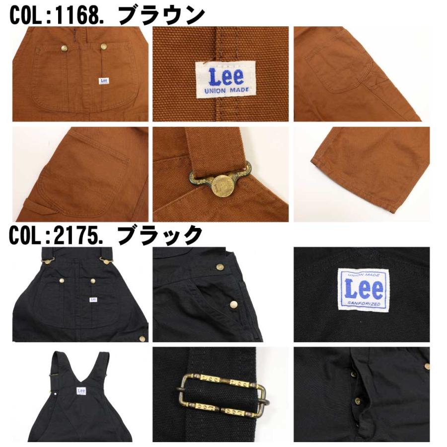 LEE リー LM7254 定番 デニム オーバーオール ワーク仕様 DUNGAREES メンズ ボトムス ダンガリーズ オーバーオール ロゴ｜k-aiya｜21