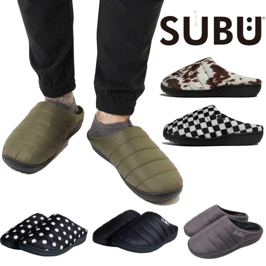 SUBU（スブ） サンダル 冬 起毛加工 4層構造 撥水 ダウン 防寒
