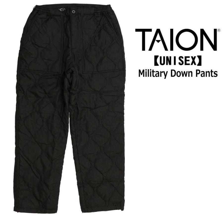 TAION（タイオン） インナー ダウン ミリタリー ダウンパンツ TAION 