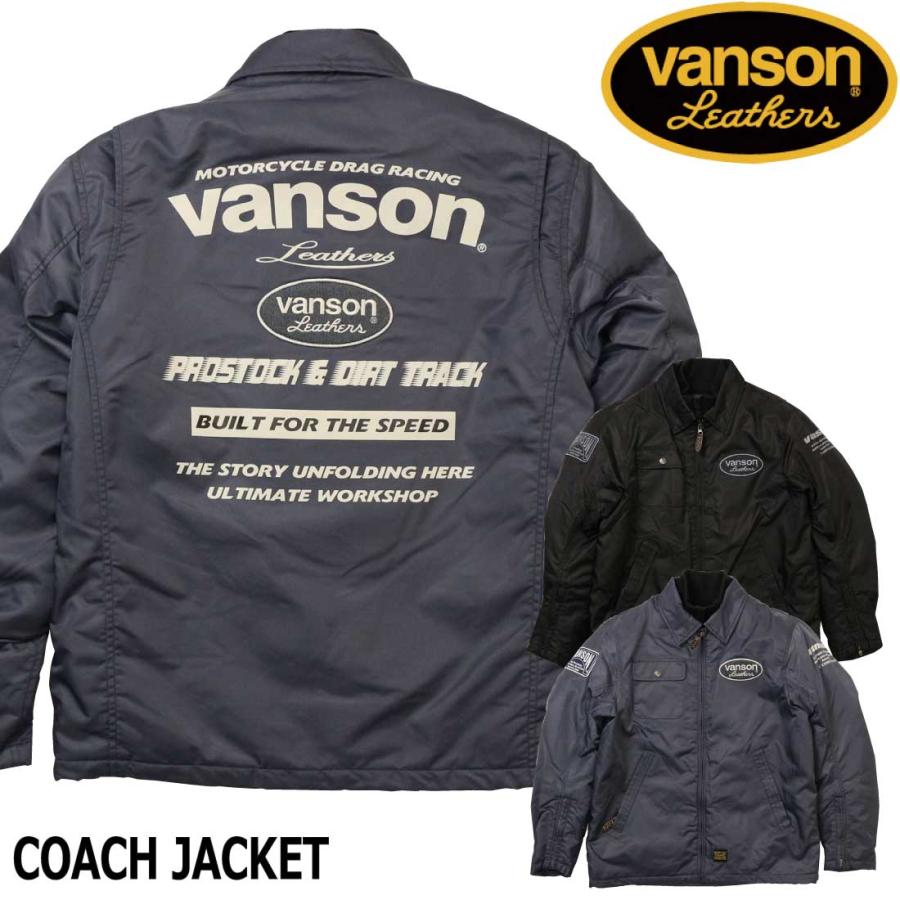 VANSON（バンソン） コーチジャケット アウター TVS2509W 着脱式ネック