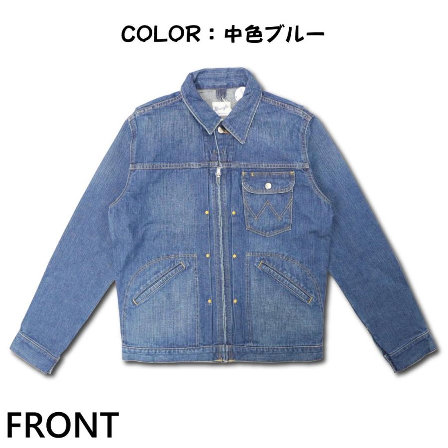 ラングラー Wrangler Wm16 346 Left Hand Story ジップアップデニムジャケット 復刻モデル Gジャン デニム ジャケット 中色ブルー アメカジ 通常商品 Wg Wm16 346 K Aiya 通販 Yahoo ショッピング
