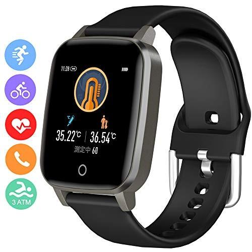 体温監視スマートウォッチ 年最新版 高精度 活動量計 ギガランキングｊｐ