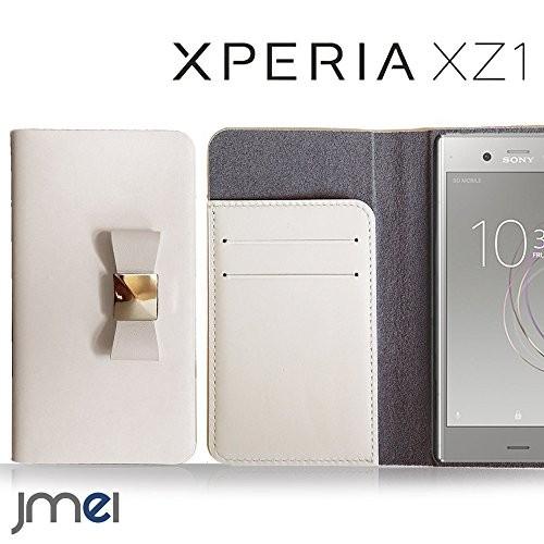 Xperia Xz1 ケース Sov36 So 01k 本革 リボン レザー 手帳型ケース かわいい エクスペリア Xz1 カバー Musa ホワイト Icra Uk Net