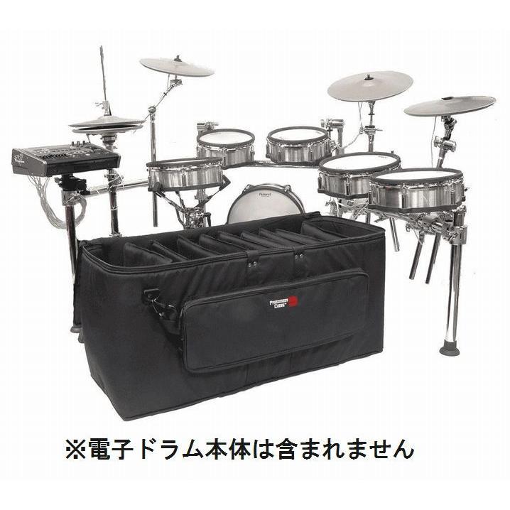 【A】GATOR★電子ドラムキットバッグ★キャスター付き★大型ドラムバッグ★電子ドラムセット収納用ソフトケース★GP-EKIT3616-BW