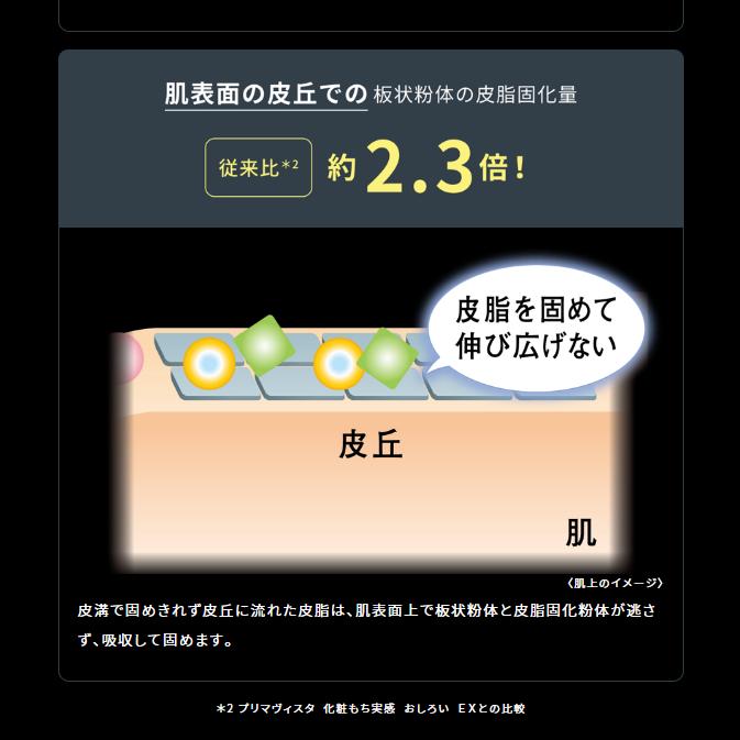 プリマヴィスタ パウダー おしろい フェイスパウダー EXマットパウダー 超オイリー肌用 ルースパウダー 花王 ソフィーナ｜k-and-n-shouzi11223｜06