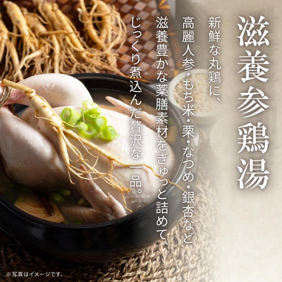 滋養参鶏湯 (サムゲタン 1.3kg 2~3人前) 韓国料理 韓国食品 サムゲタン