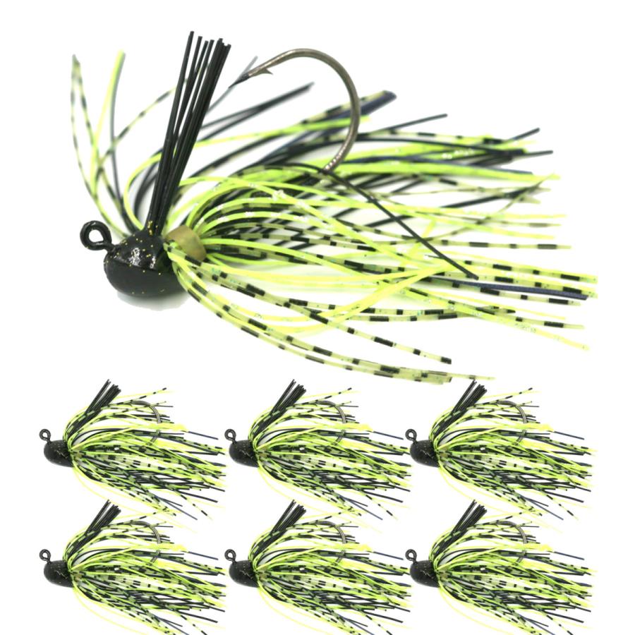 Blue Ocean ブルーオーシャン バスルアー ラバージグ 3 8oz 10g 6個セット バス釣り ブラックバス 根魚 シーバス ルアー 最大66 Offクーポン