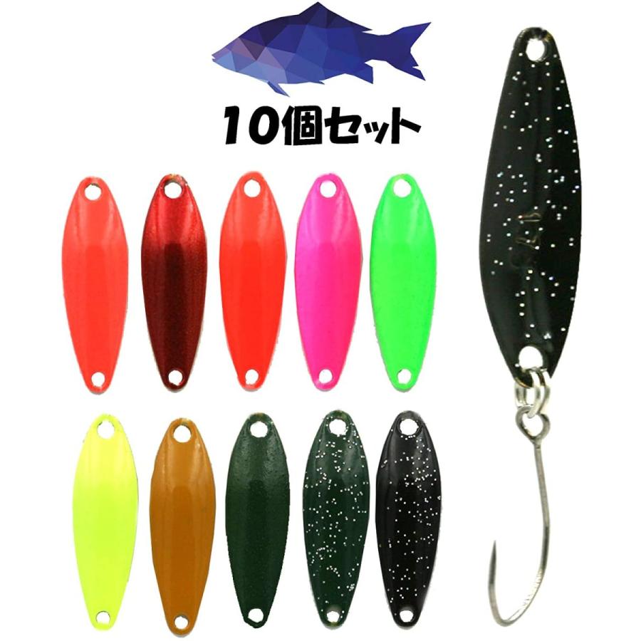 Blue Ocean トラウト スプーン エリアトラウト ルアーセット 1 7g 10個セット Poon 10 Blue Ocean 通販 Yahoo ショッピング