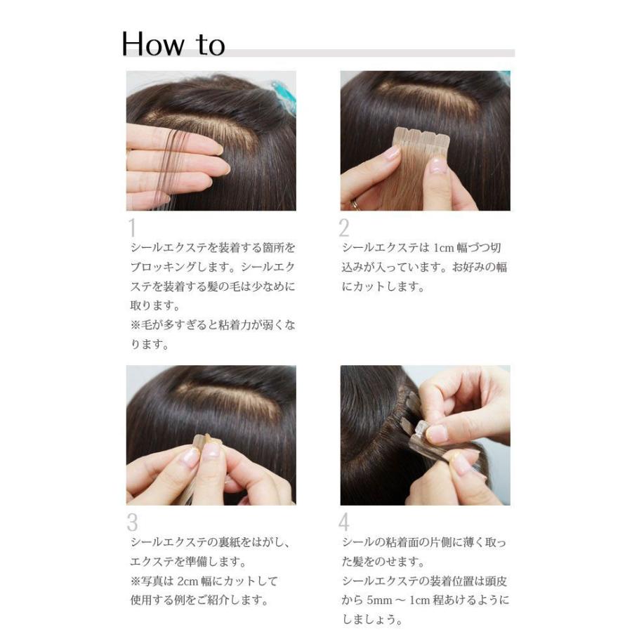 単品 シールエクステ人毛100 1シート 単品 販売 45ｃｍ 2ｇ Seal006 美容商材卸 Natural Life 通販 Yahoo ショッピング