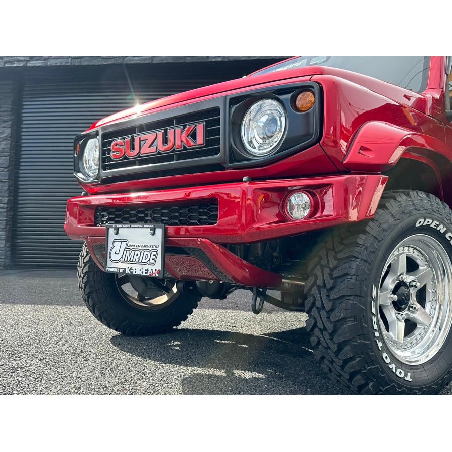 K-BREAK スチールバンパーセット JB74 ジムニー ジムニーシエラ フロントショートバンパー JB74 K-BREAK